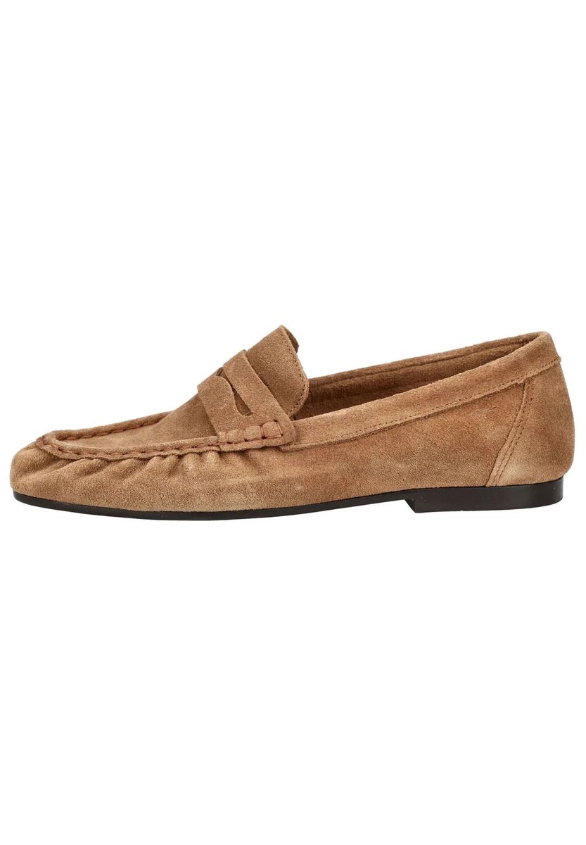 Klassische Wildleder Mokassin-Loafer