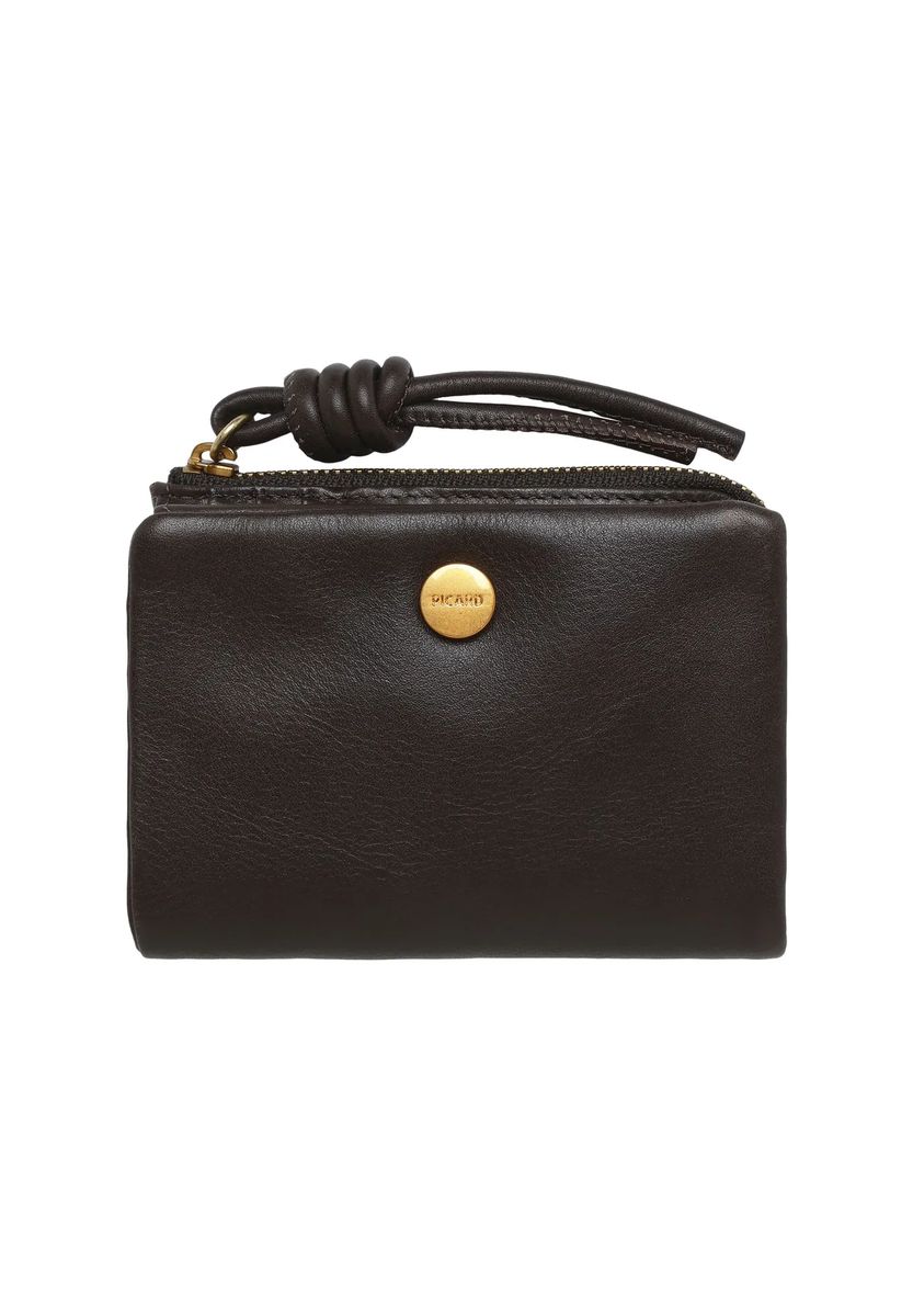 Kompakte Faltbrieftasche mit Knotendetail