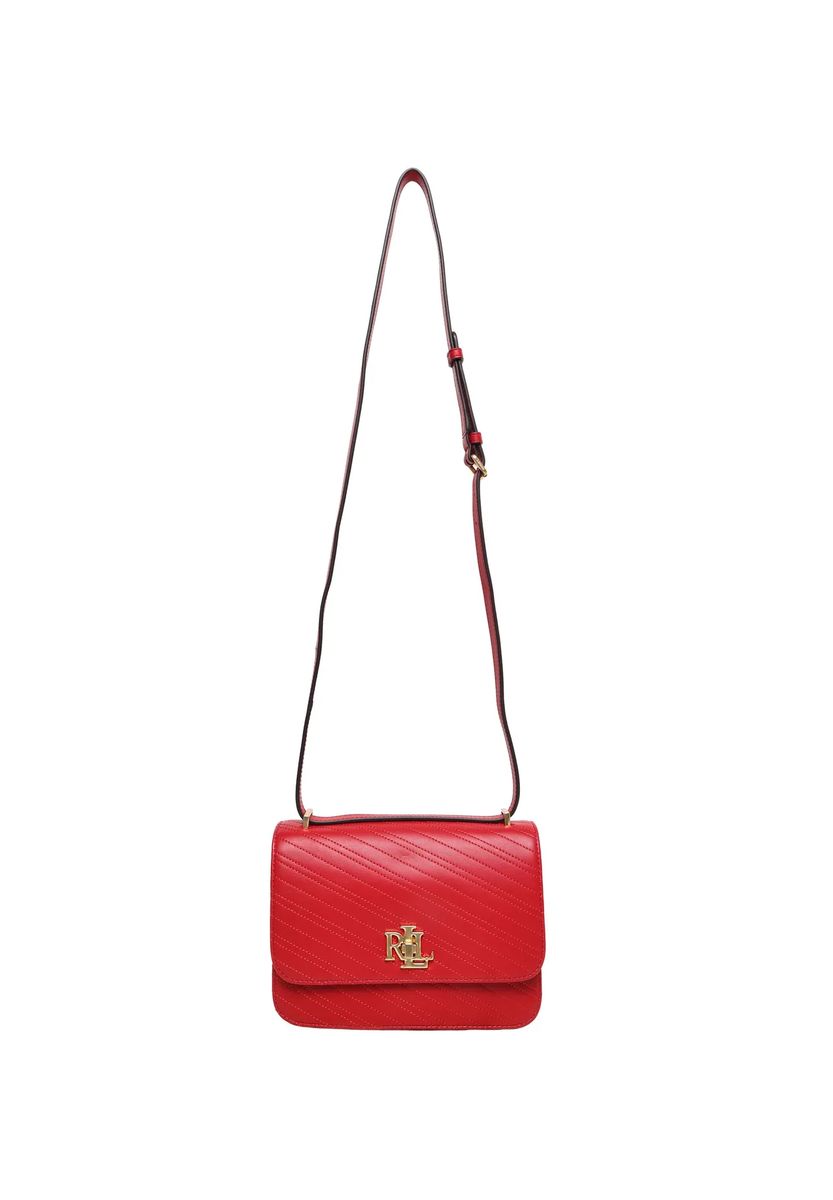 Elegante gesteppte Leder-Umhängetasche