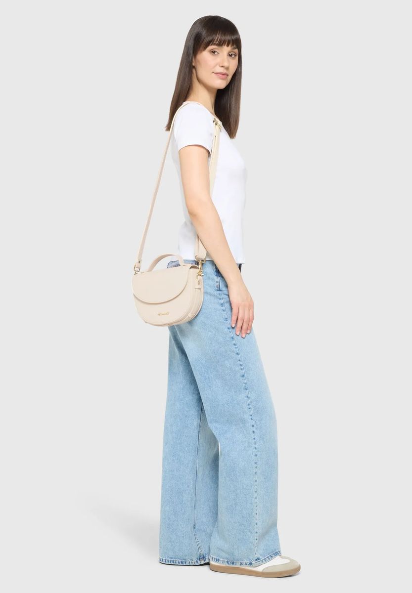 Elegante Crossbody-Tasche in Halbmondform