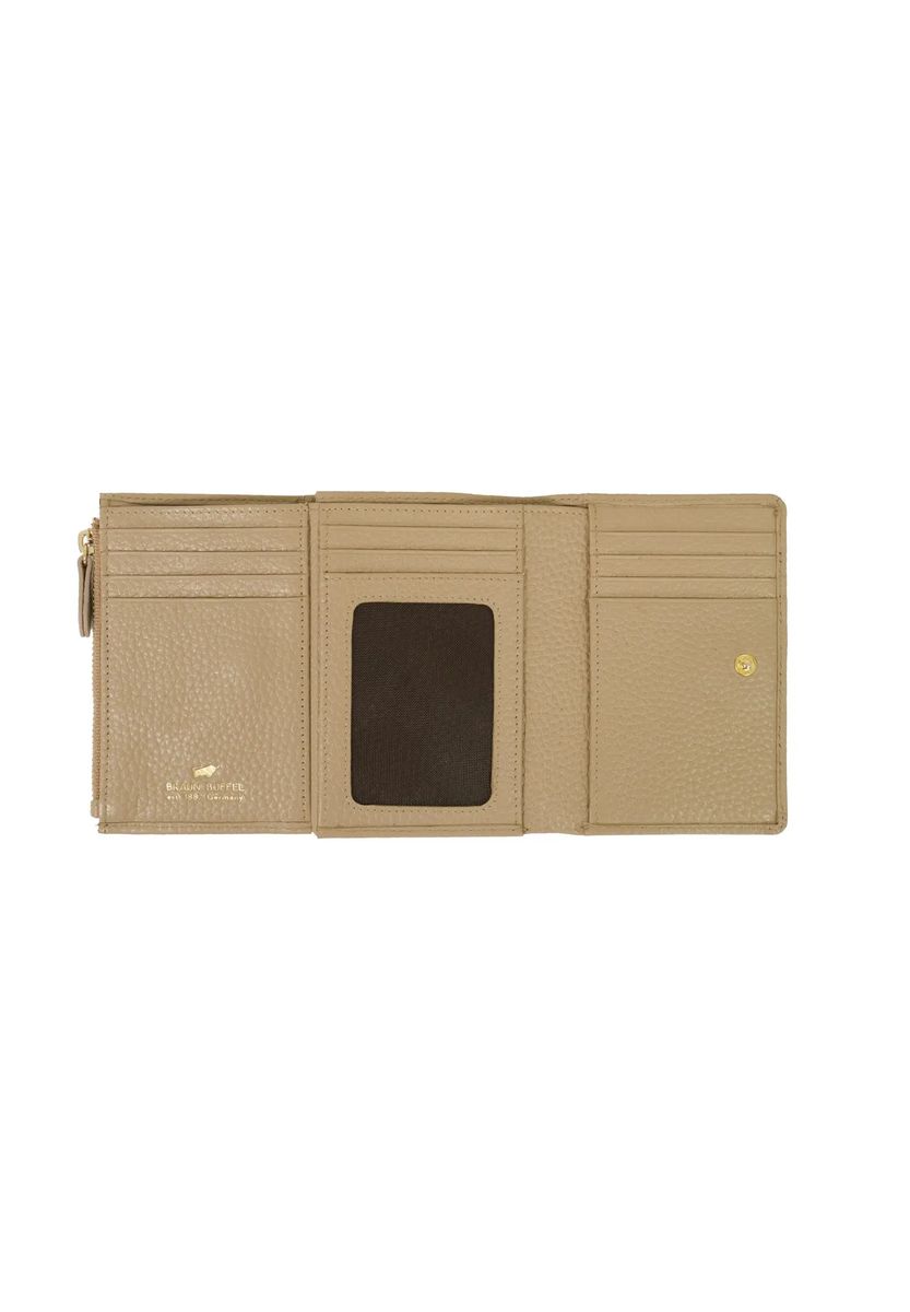 Elegante Dreifach Gefaltete Leder-Geldbörse