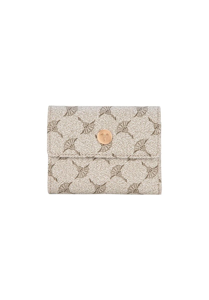 Geldbörse mit Monogramm-Muster und Überschlag