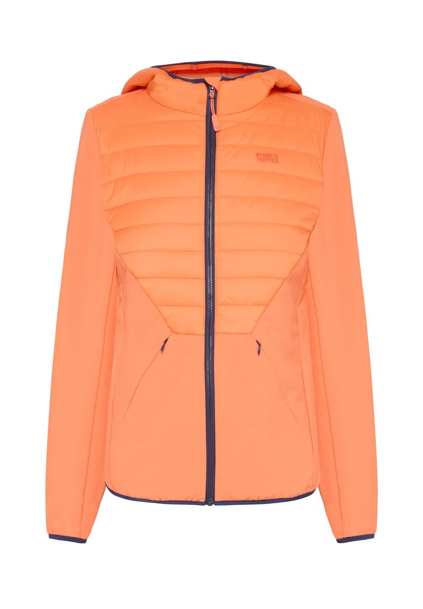 Outdoor-Hybridjacke mit Kapuze