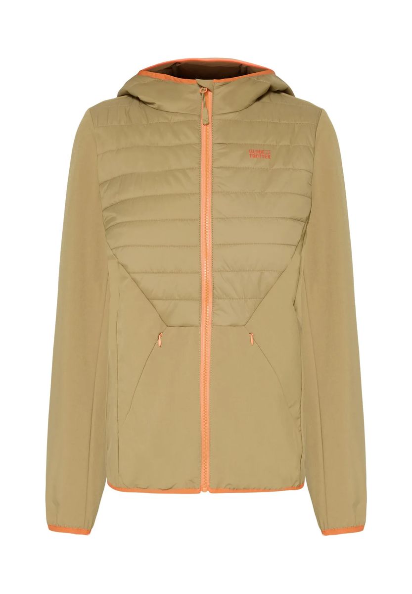 Hybrid-Outdoorjacke mit Kapuze