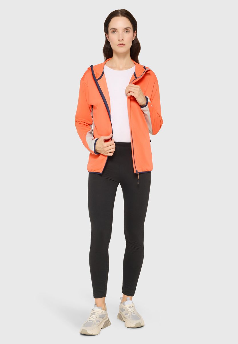 Leichte Outdoor-Fleecejacke mit Reißverschluss