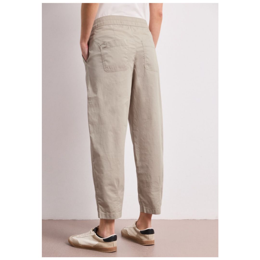 Lässige Tapered-Hose mit Tunnelzug