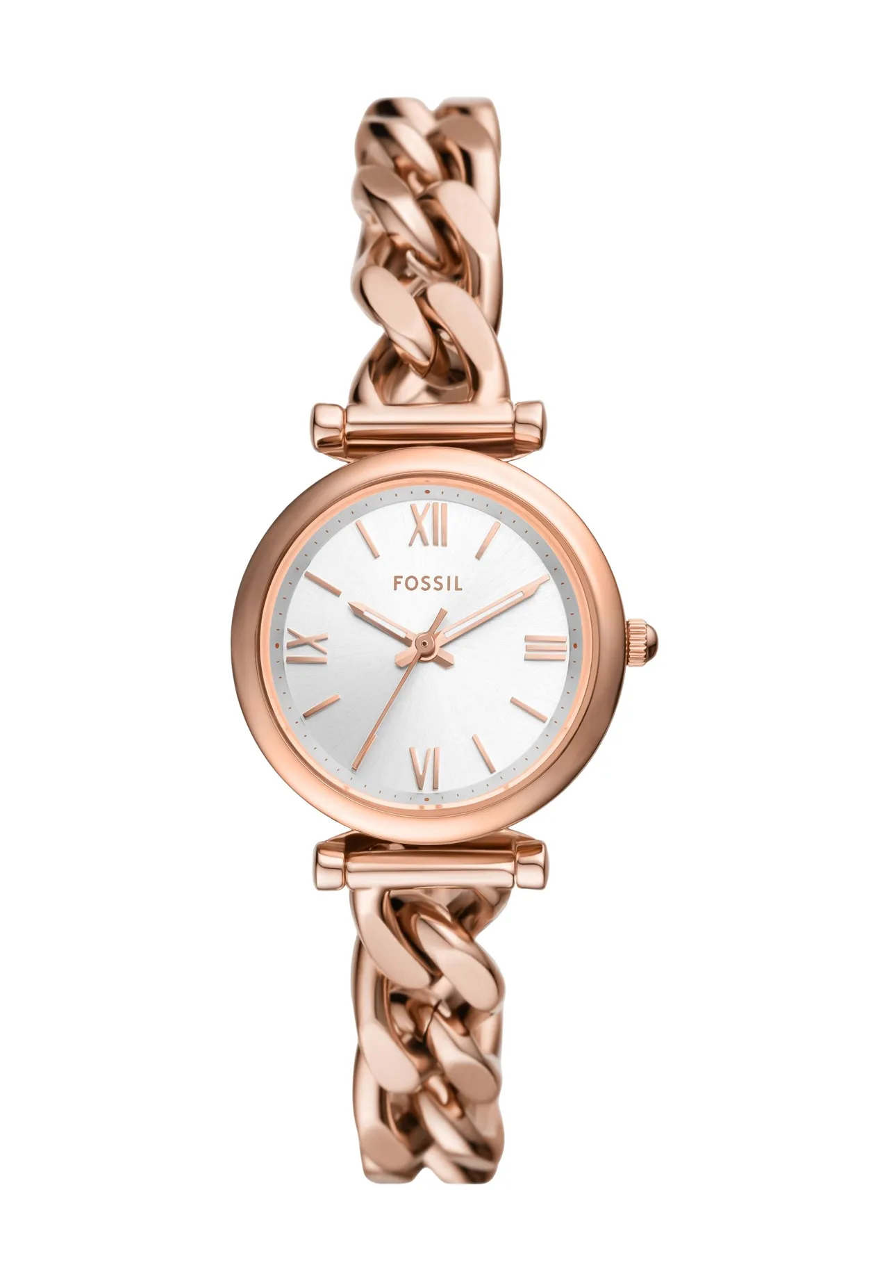 Elegante Armbanduhr mit Gliederkette