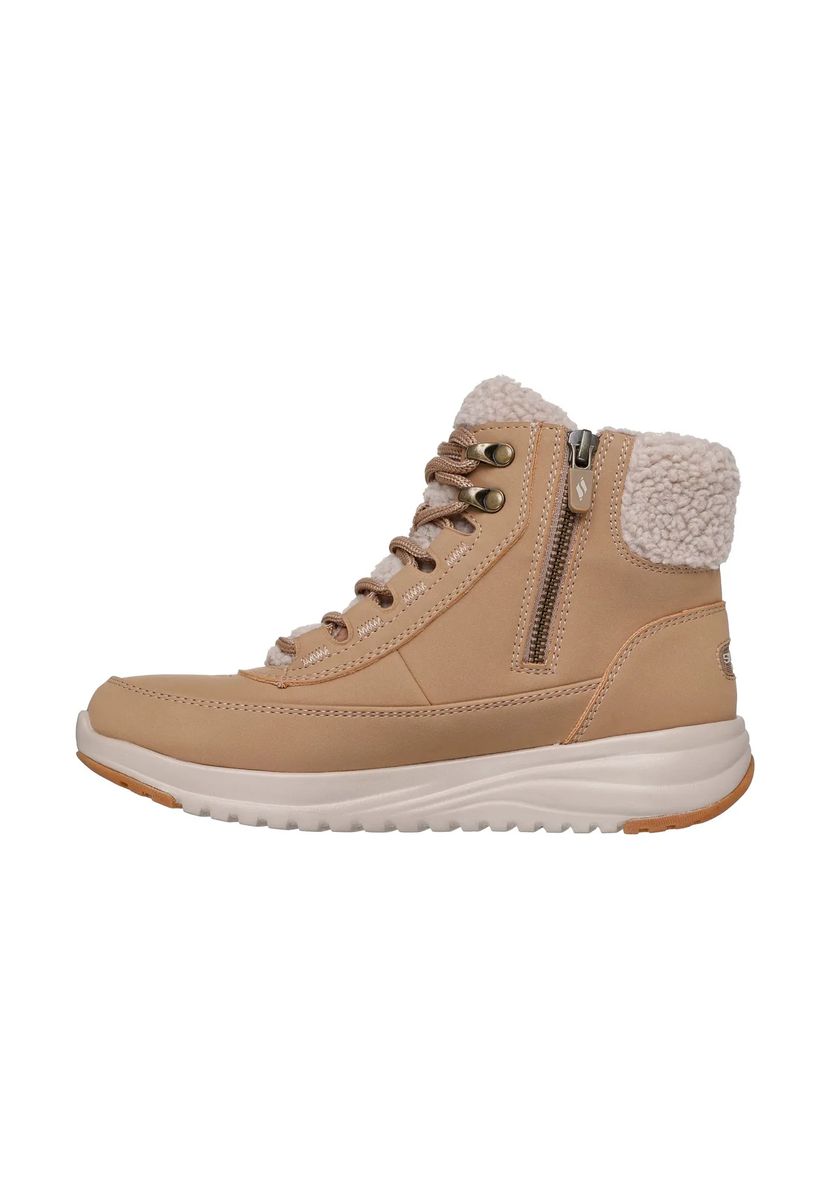 Gefütterte Winterstiefeletten mit Webpelz