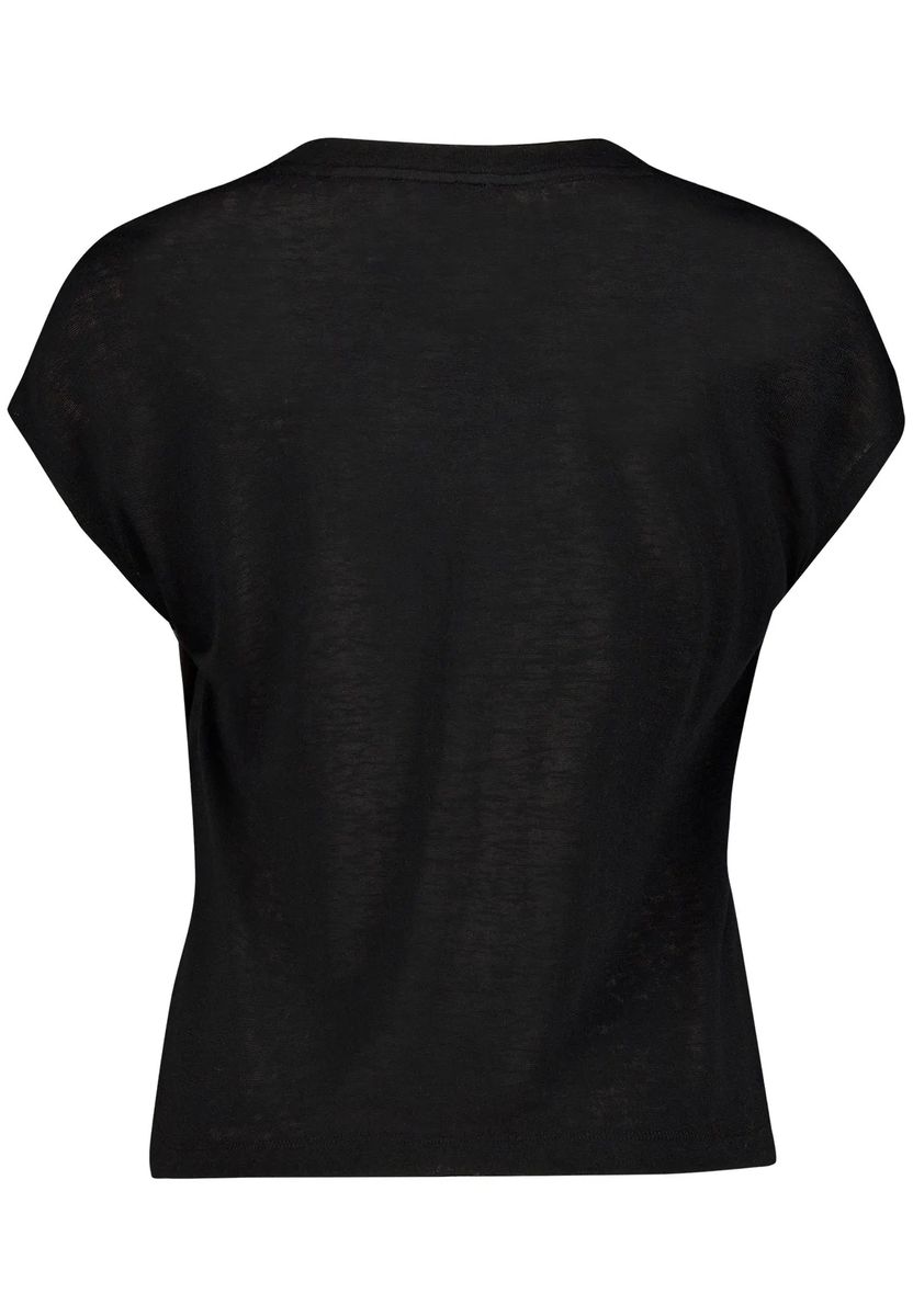 Minimalistisches T-Shirt mit V-Ausschnitt