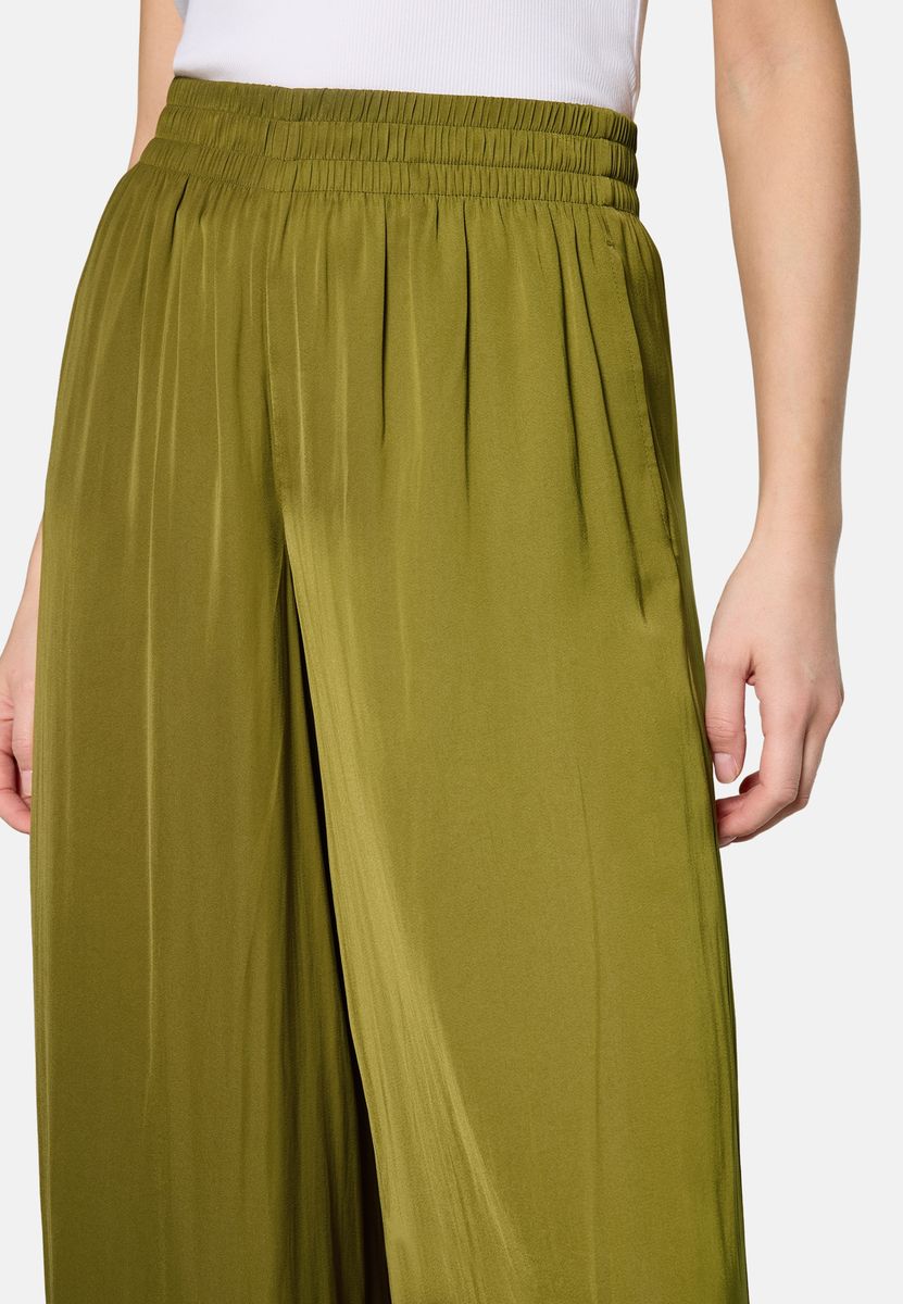 Fließende Weite Hose mit Gummibund