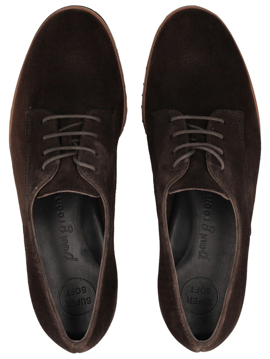 Wildleder-Schnürschuhe im Derby-Stil