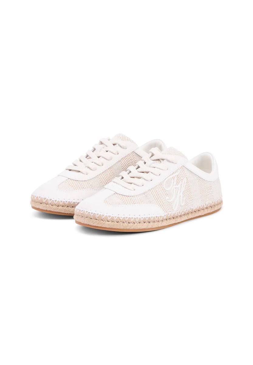 Bestickte Logo-Espadrille-Sneaker