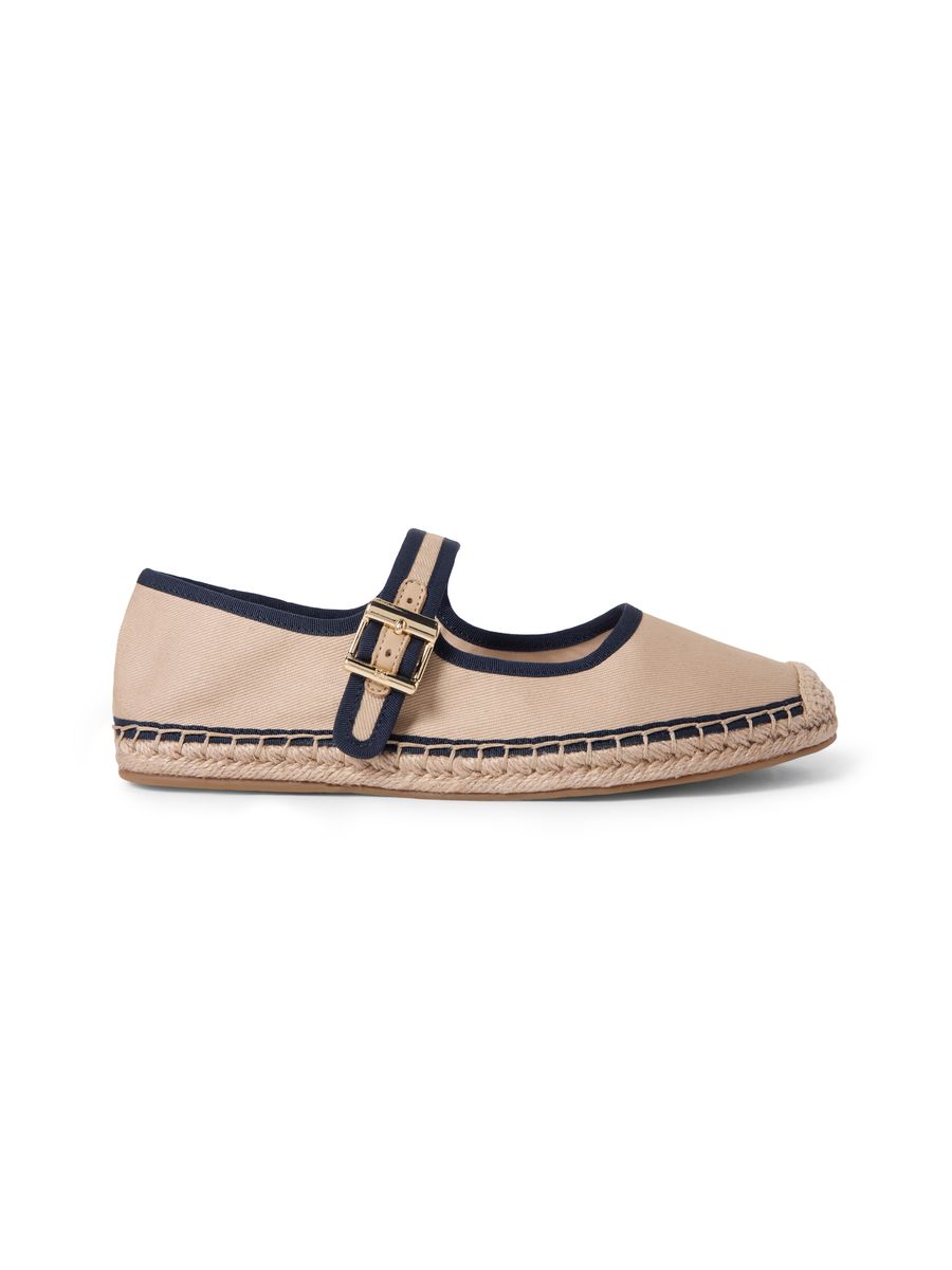 Mary Jane Espadrilles mit Schnalle