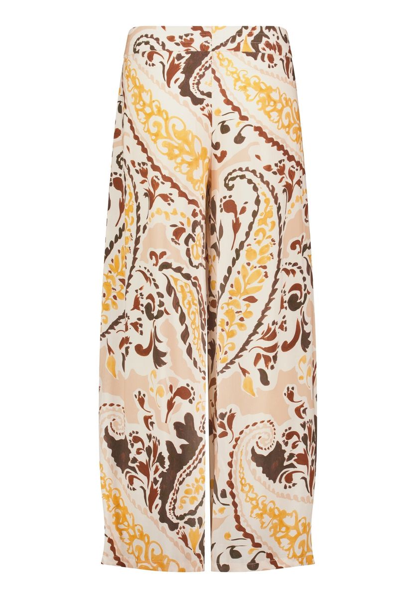 Weite Hose mit Paisley-Muster