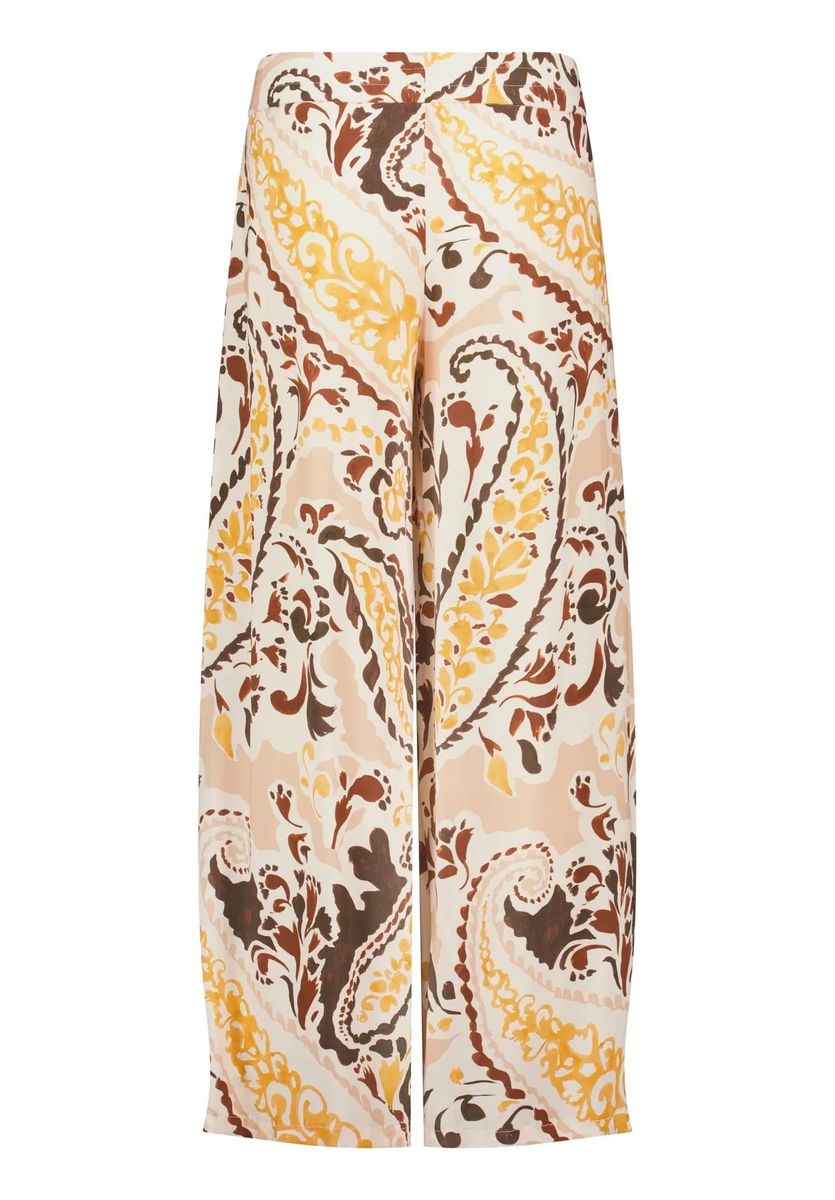 Weite Hose mit Paisley-Muster
