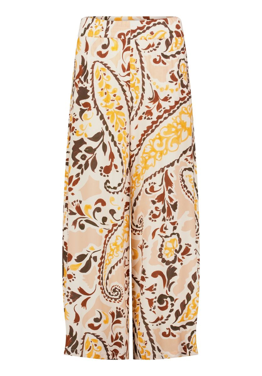 Weite Hose mit Paisley-Muster