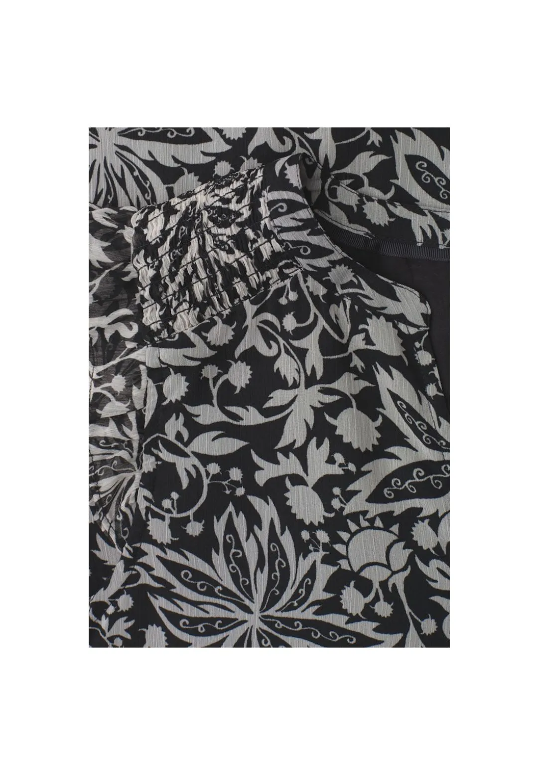 Ärmellose V-Ausschnitt Bluse mit Blumenmuster