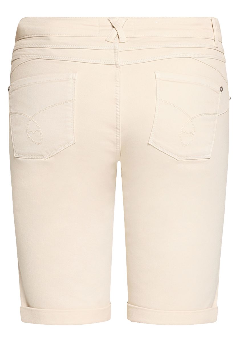Schmal geschnittene Jeans-Bermudas