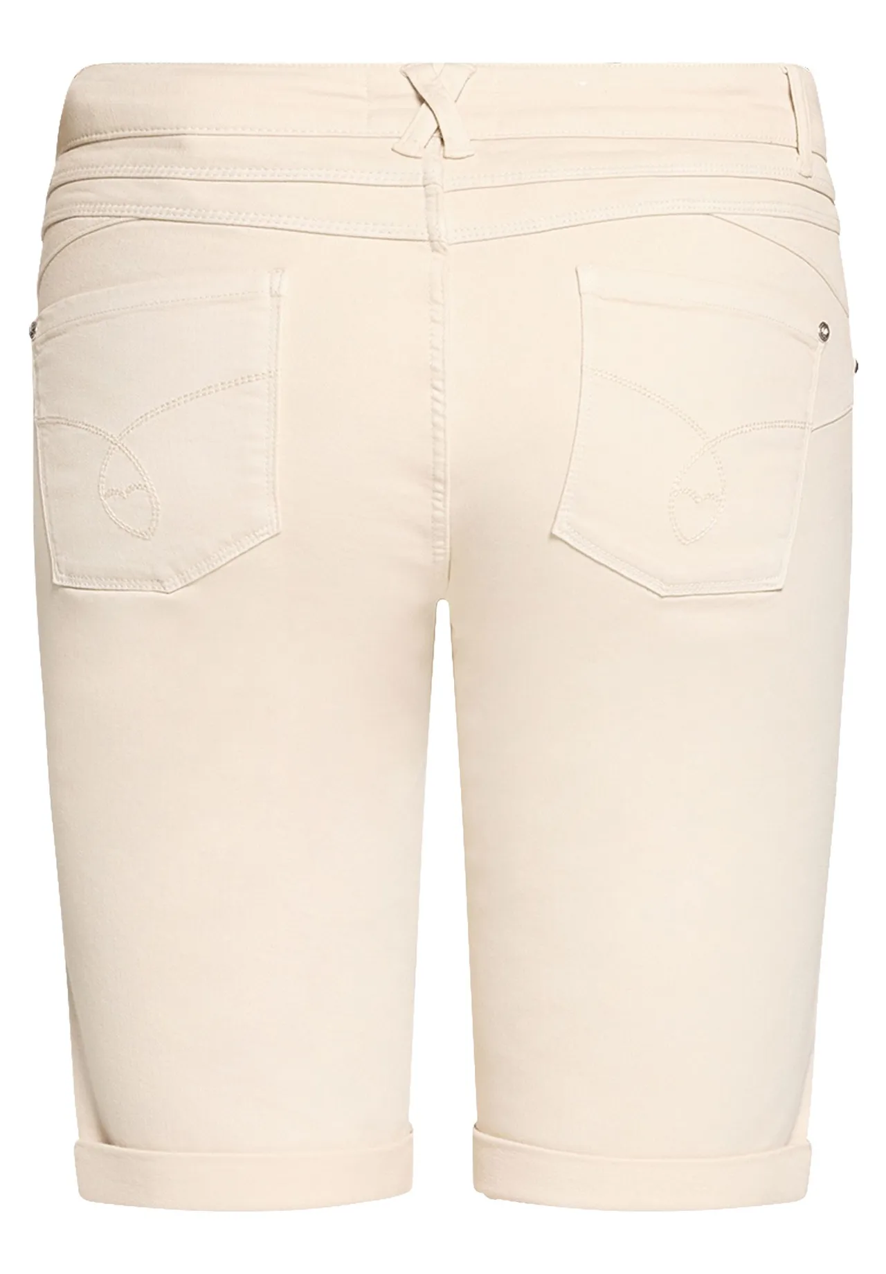 Schmal geschnittene Jeans-Bermudas