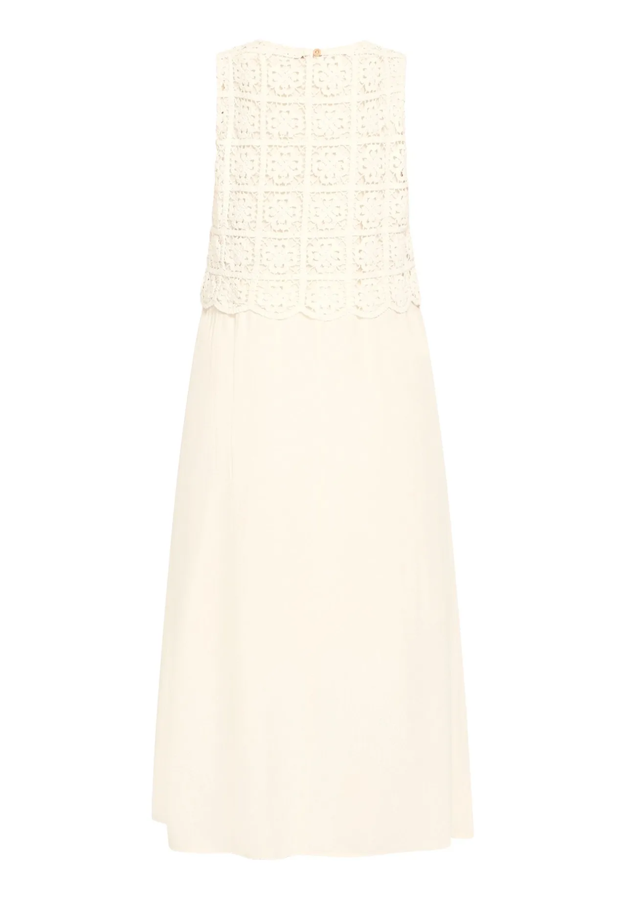 Elegantes Midikleid mit Häkel-Spitze