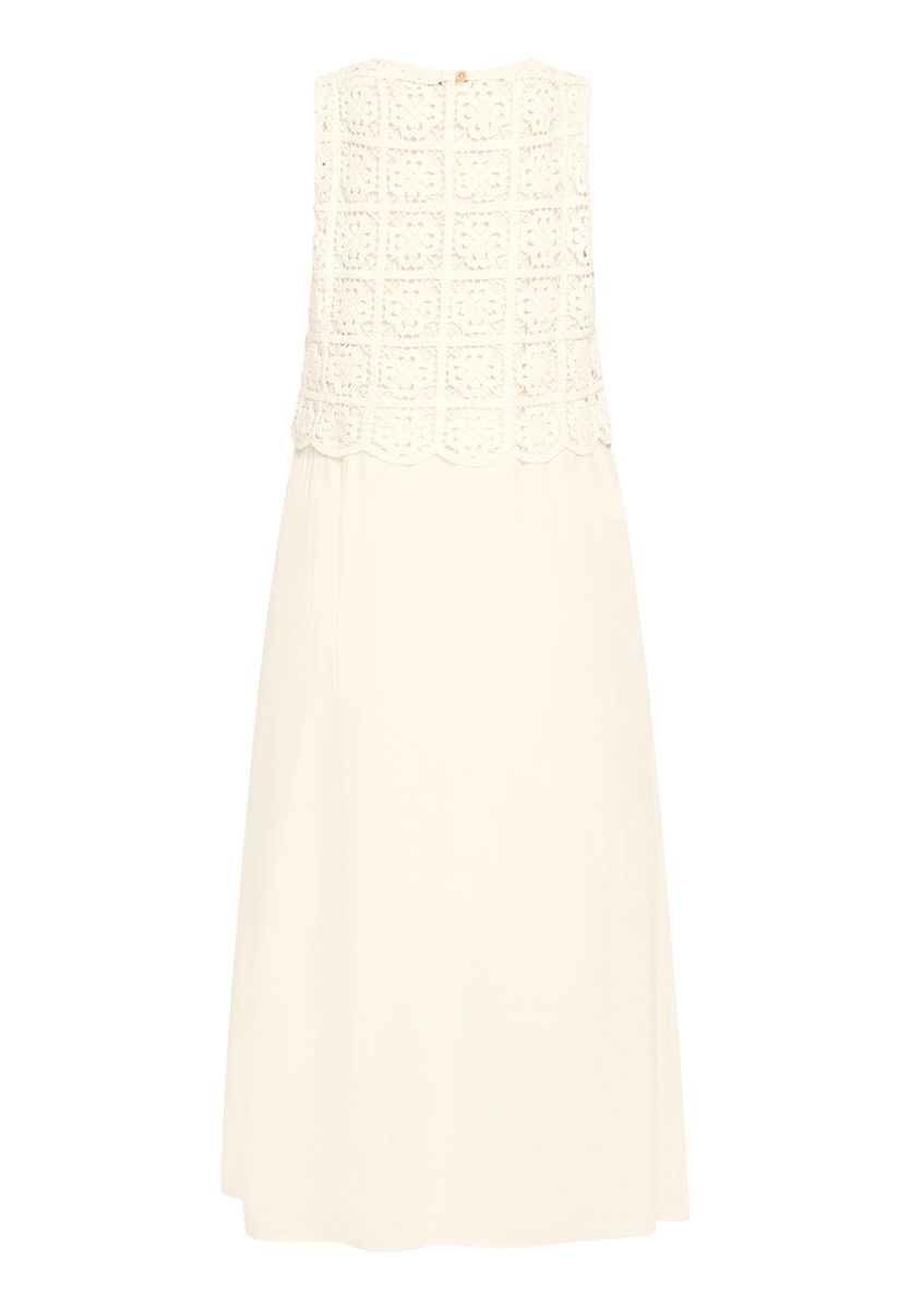 Elegantes Midikleid mit Häkel-Spitze