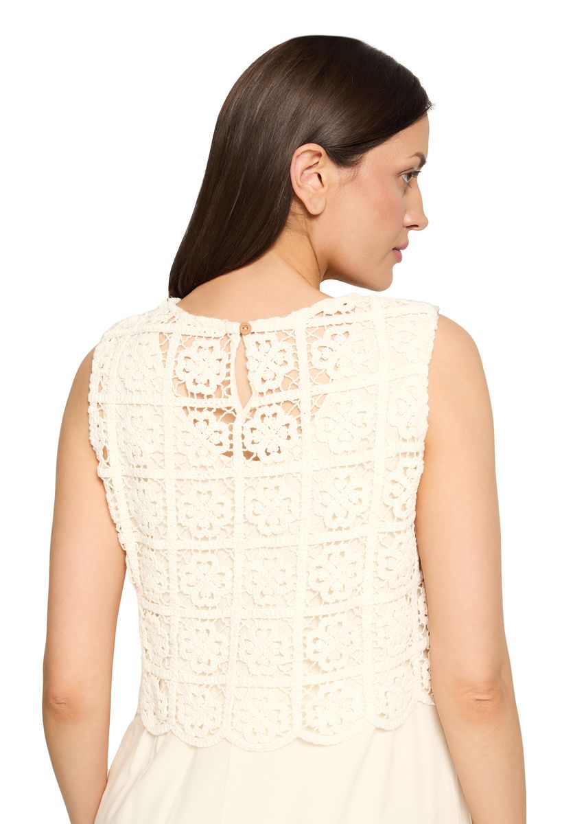 Elegantes Midikleid mit Häkel-Spitze