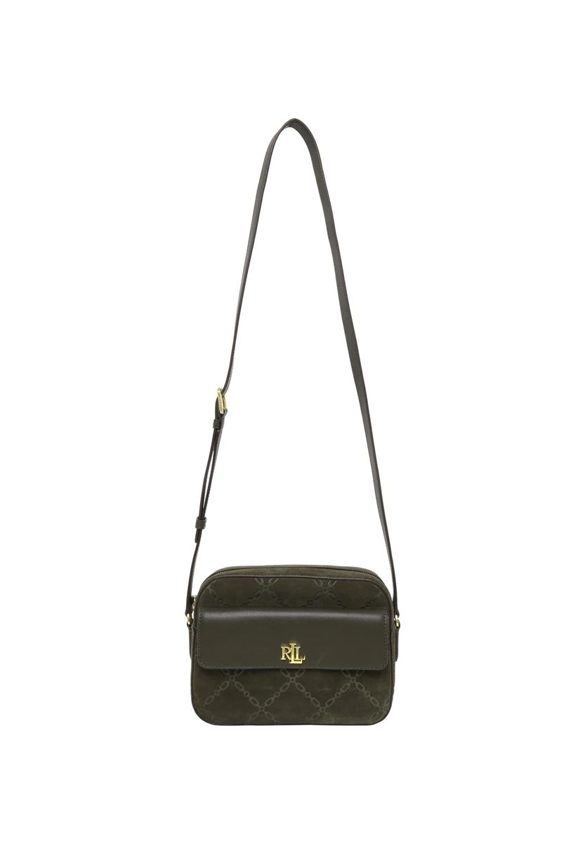 Crossbody-Kameratasche mit Logo-Prägung