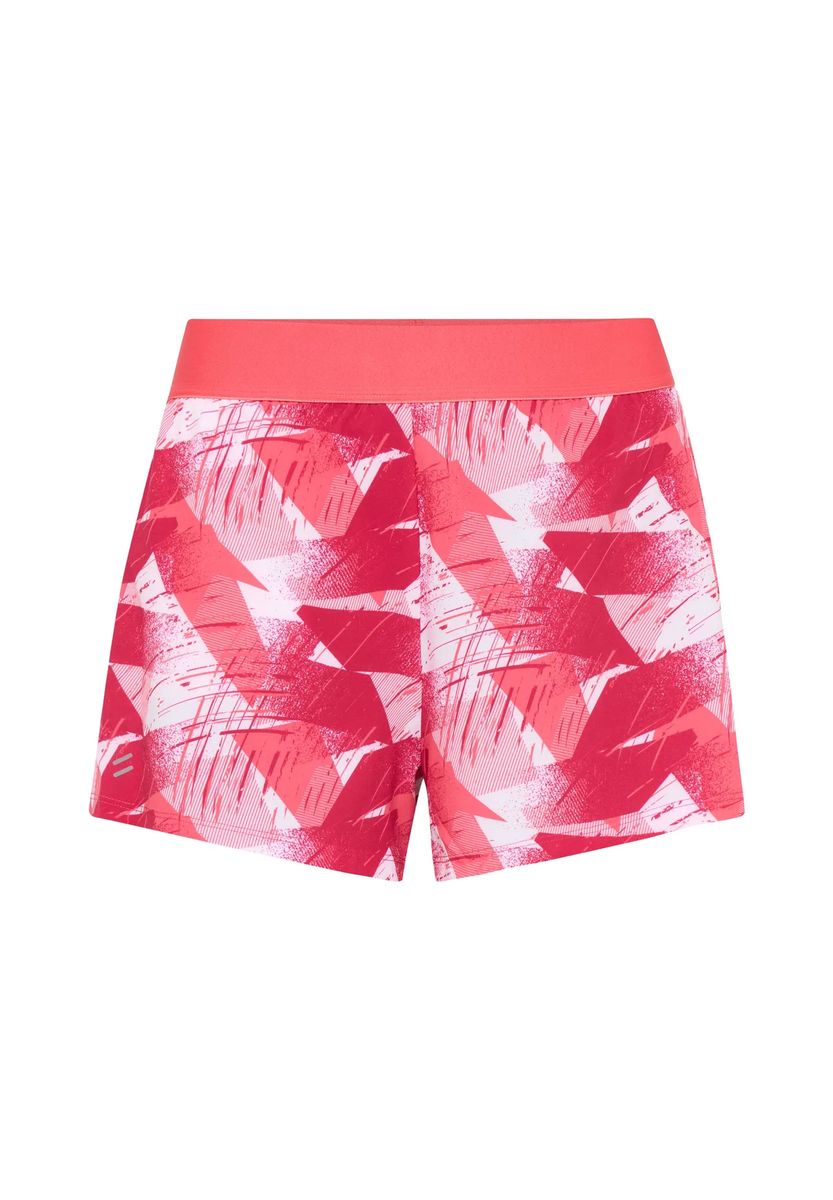 2-in-1 Gemusterte Trainingsshorts
