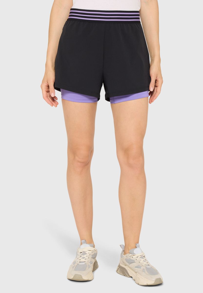 Hochfunktionale 2-in-1 Trainings-Shorts