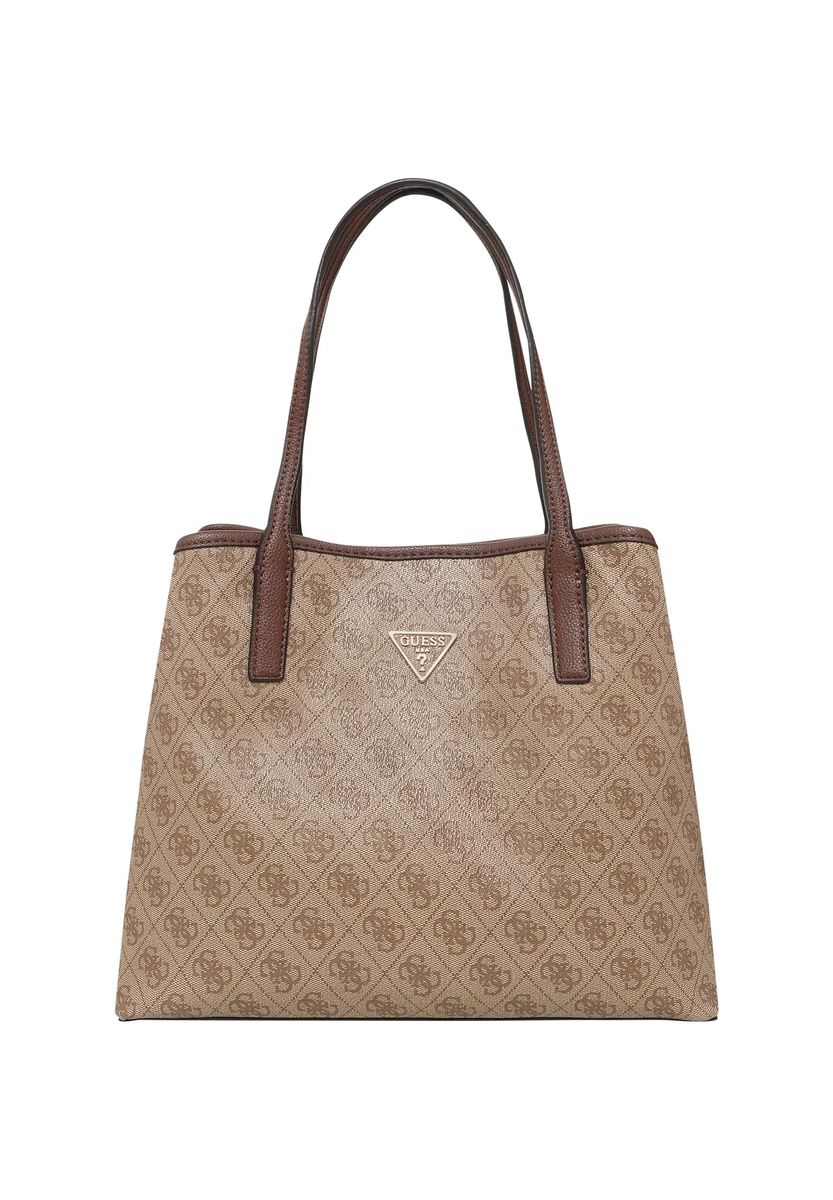 2-in-1 Shopper mit Monogramm-Muster
