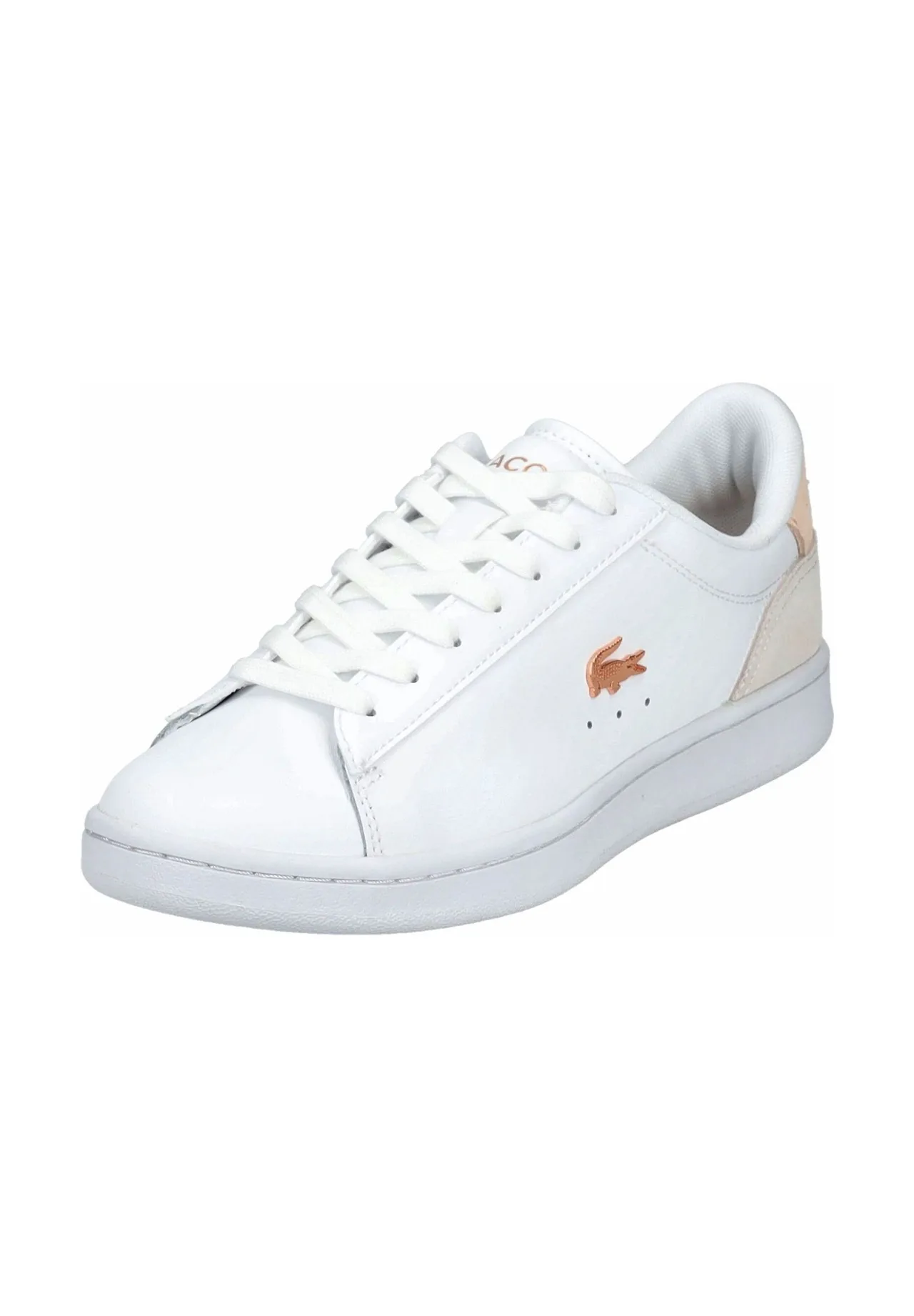 Minimalistische Low-Top Metallic-Emblem