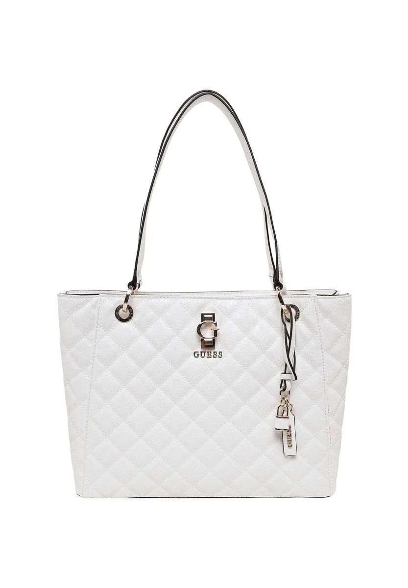 Gesteppte Shopper-Tasche aus Kunstleder