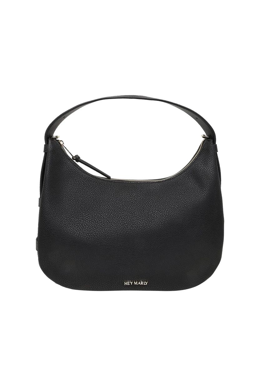 Minimalistische genarbte Schultertasche