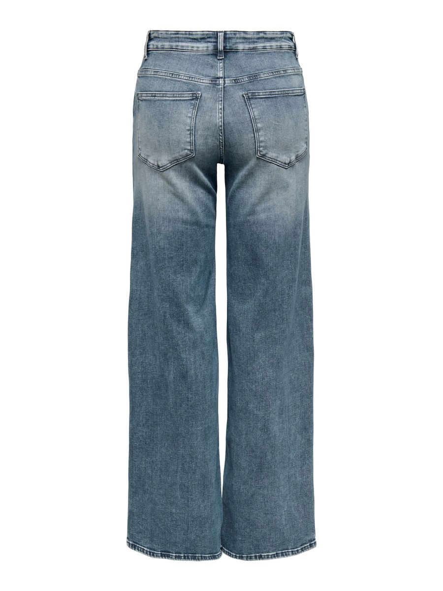 High Waist Weite Jeans