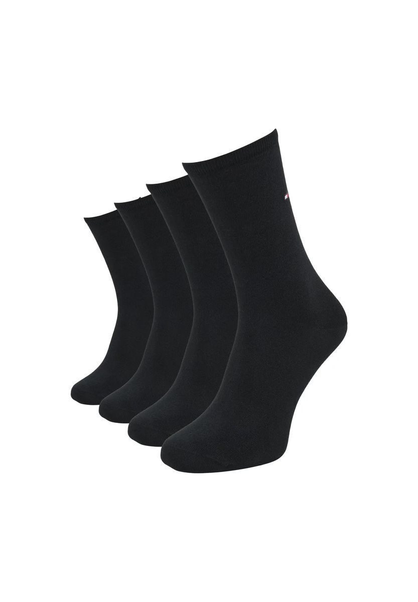 Klassische Baumwoll-Crew-Socken im Set