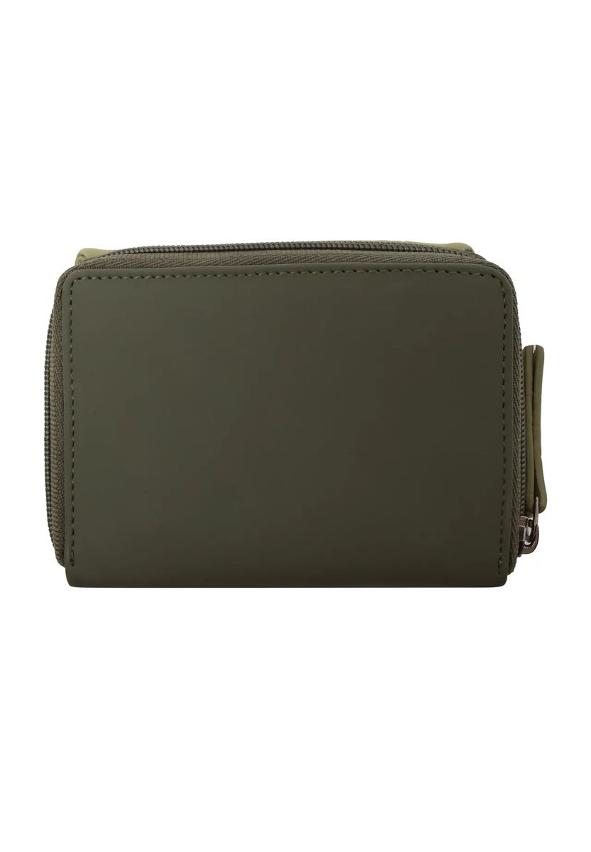 Leder-Brieftasche mit Krokoprägung