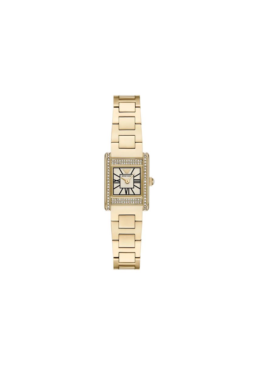 Elegante viereckige Gliederarmband-Uhr