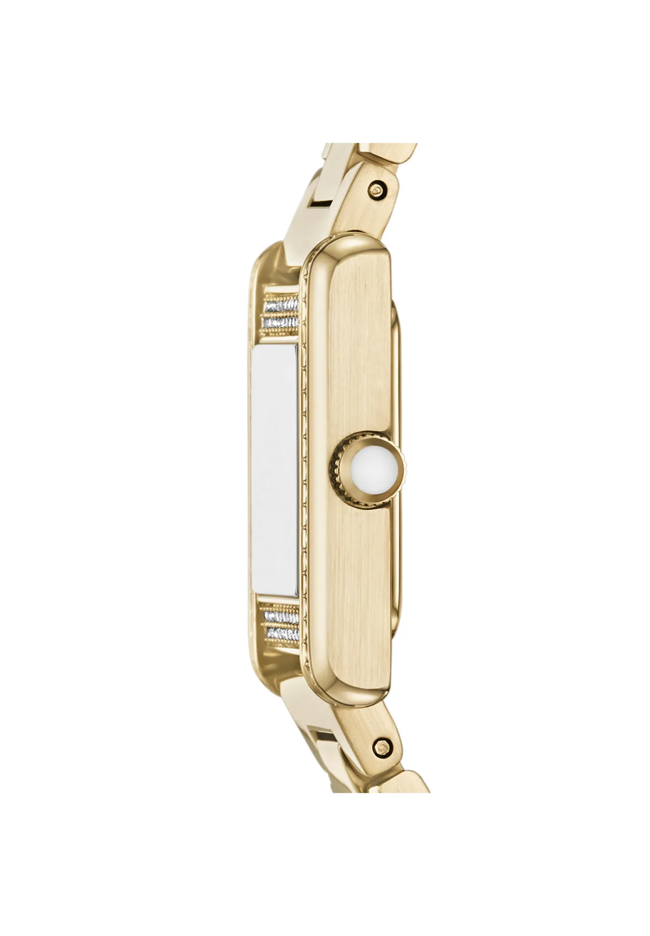 Elegante viereckige Gliederarmband-Uhr
