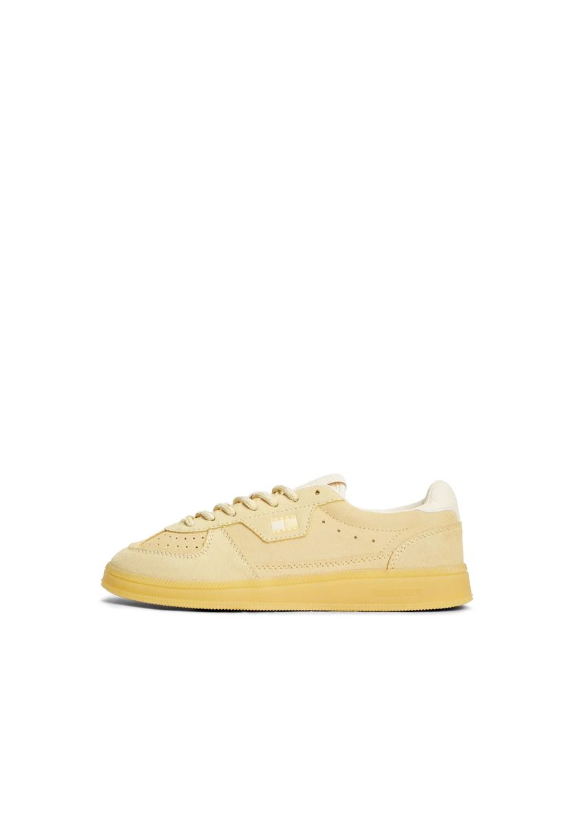 Wildleder-Sneaker mit Gummisohle