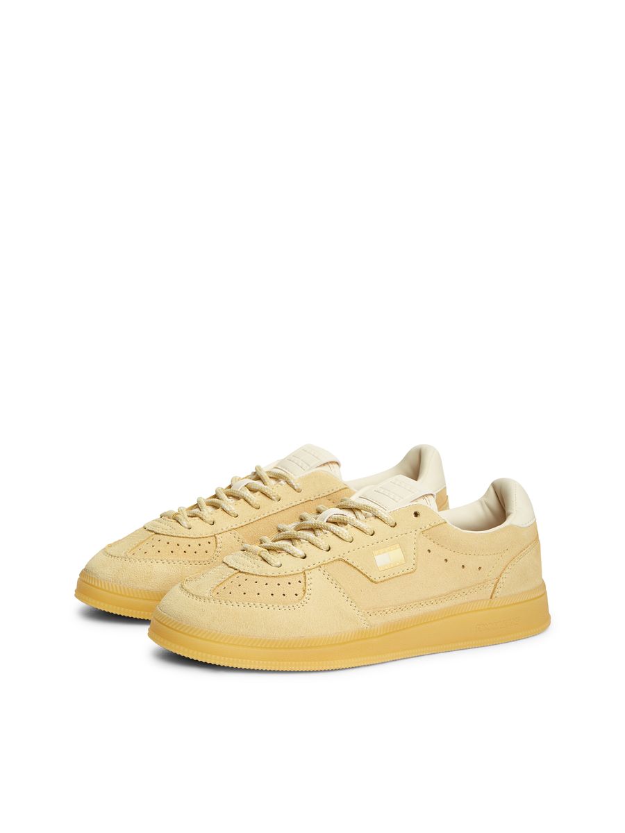 Wildleder-Sneaker mit Gummisohle
