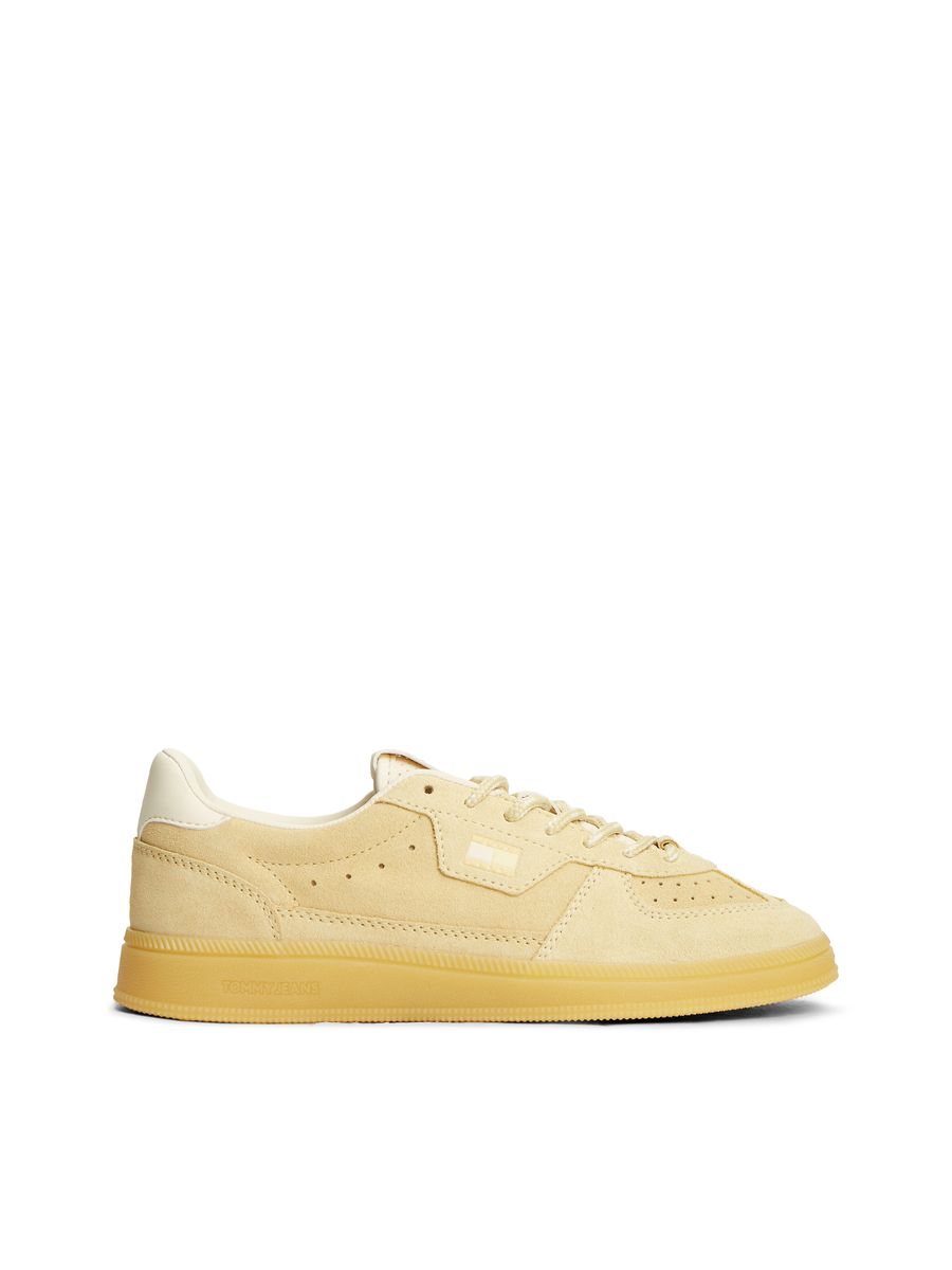 Wildleder-Sneaker mit Gummisohle