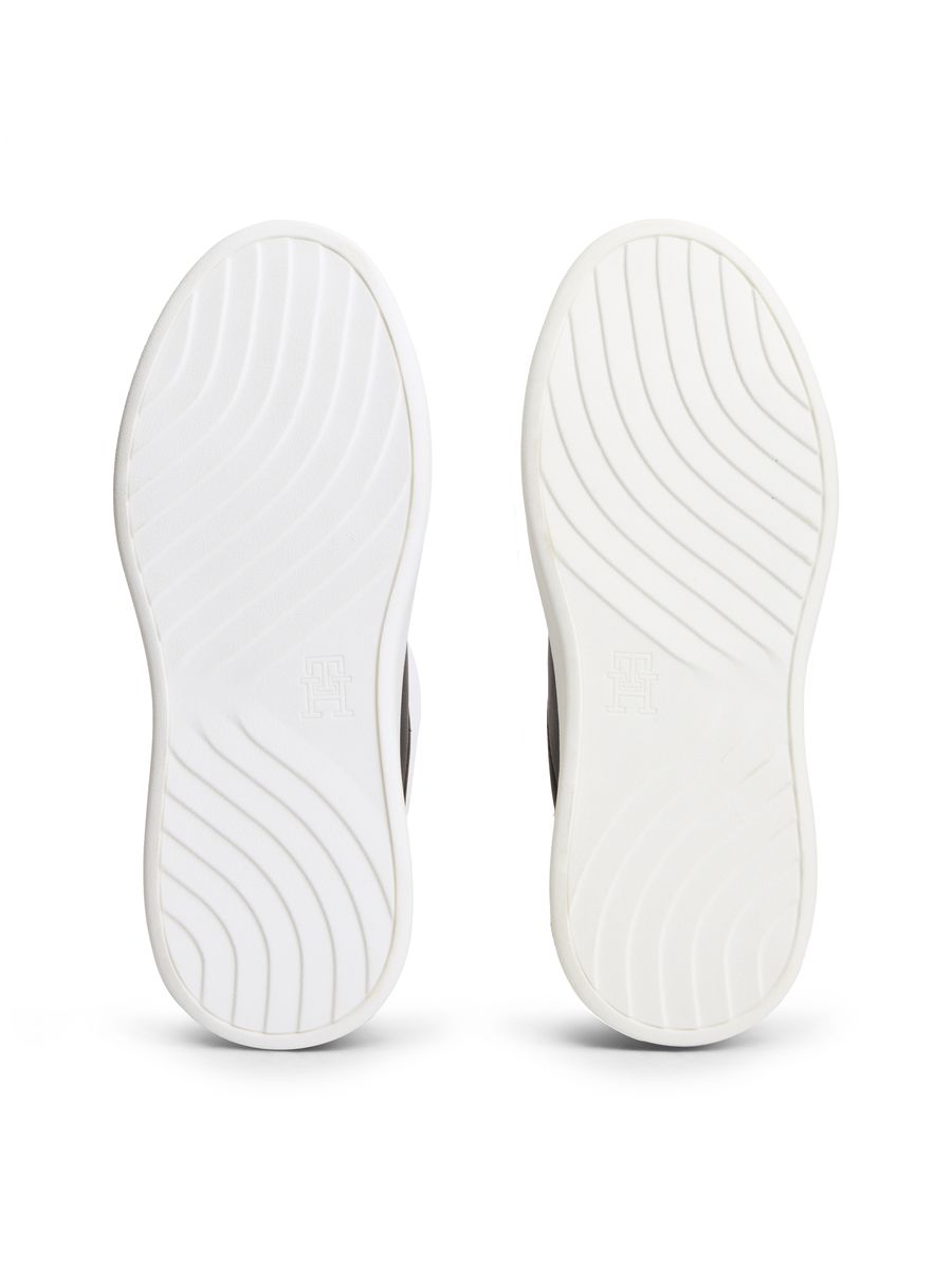 Minimalistische Plateau-Leder-Sneaker