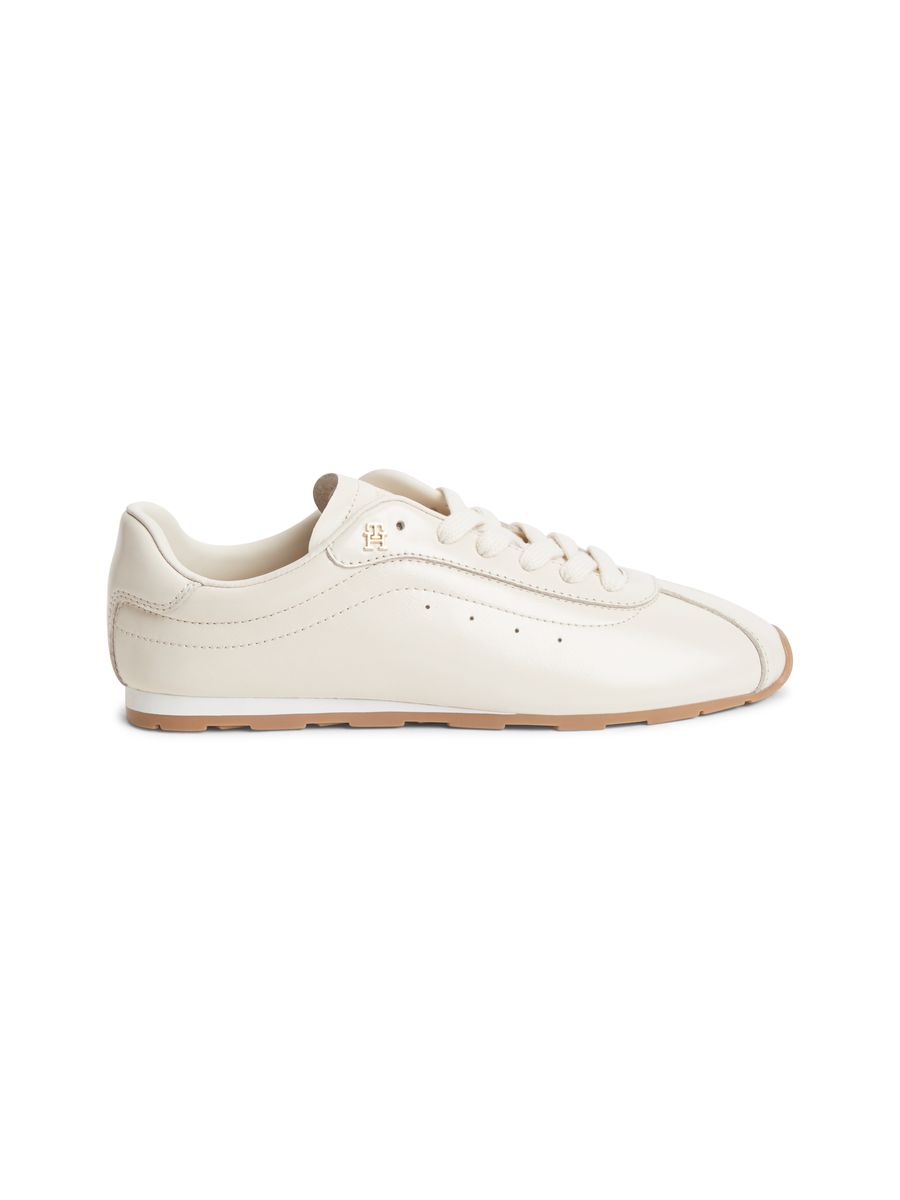 Minimalistische Low-Top Leder-Sneaker