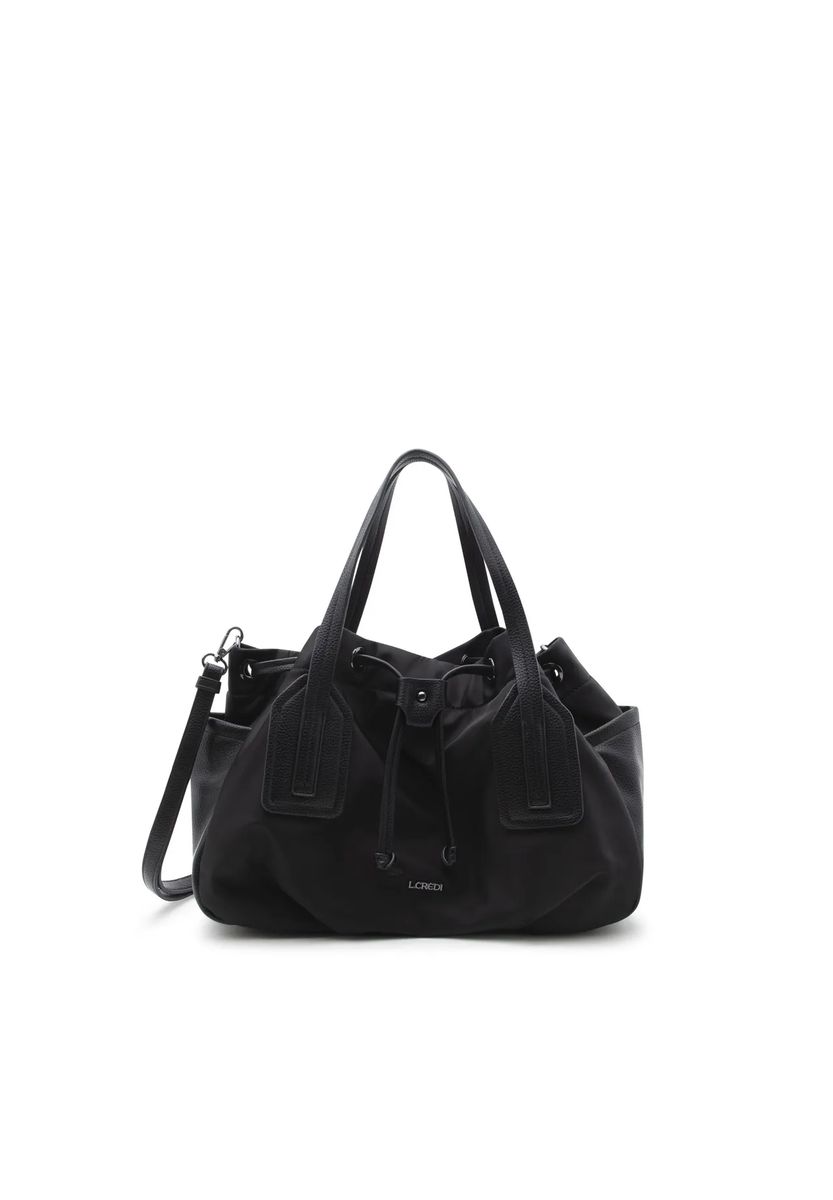 Vielseitige Beuteltasche aus Kunstleder