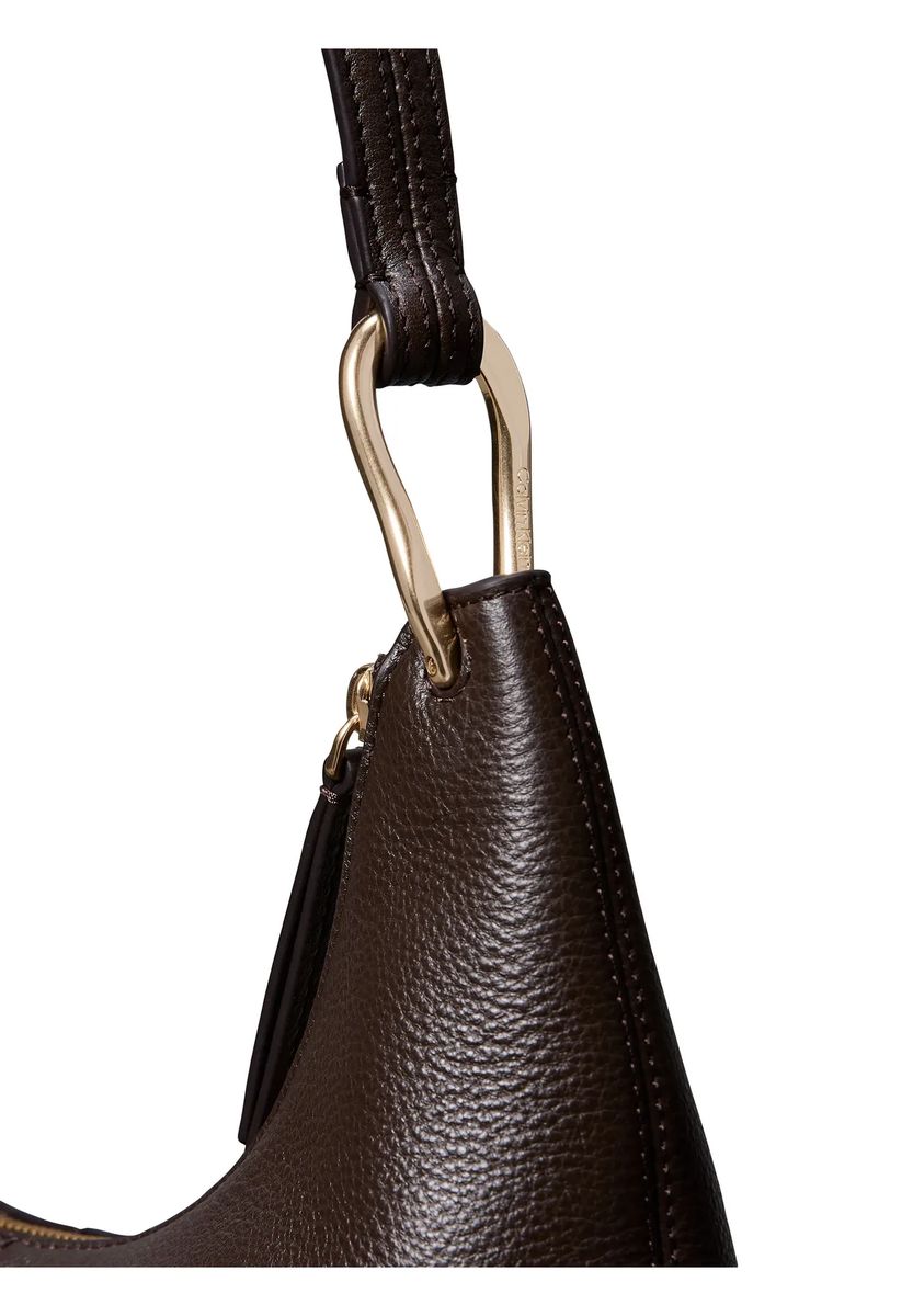 Minimalistische Leder-Hobo-Tasche