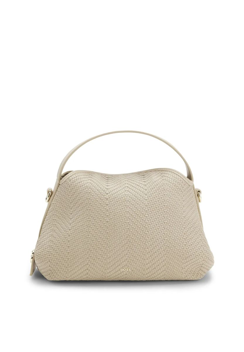 Elegante Handtasche mit Fischgrätmuster