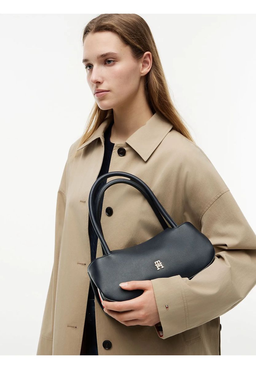 Elegante geschwungene Schultertasche