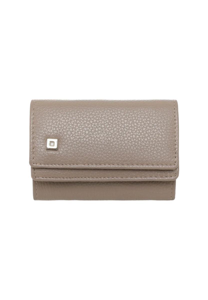 Elegante Brieftasche aus genarbtem Leder