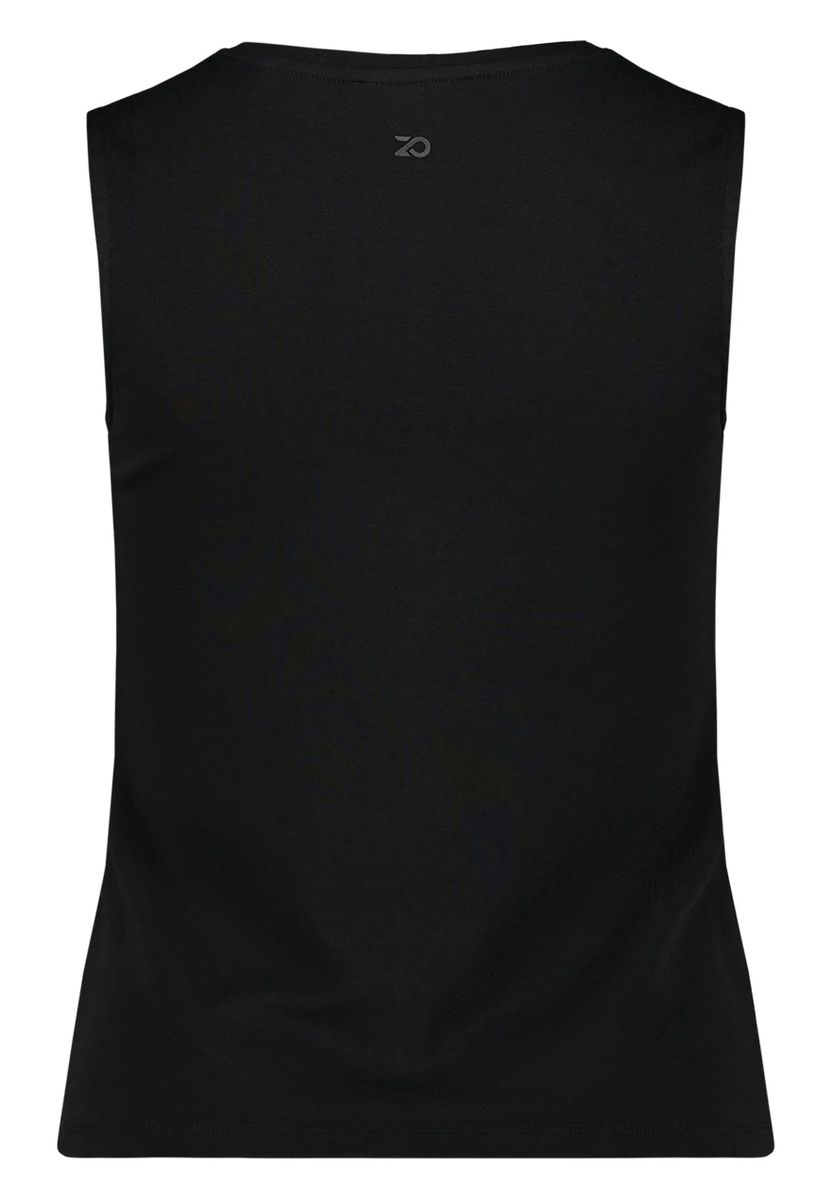 Klassisches Jersey-Top mit V-Ausschnitt