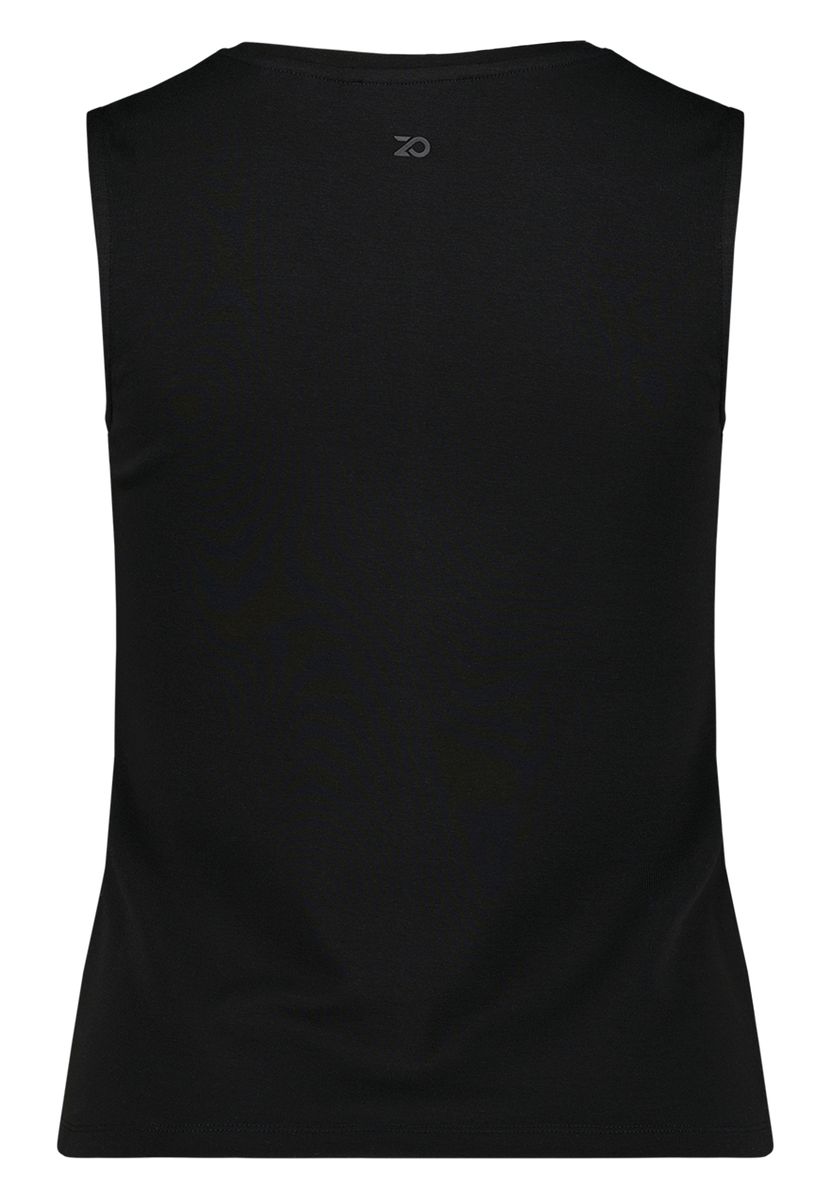 Klassisches Jersey-Top mit V-Ausschnitt